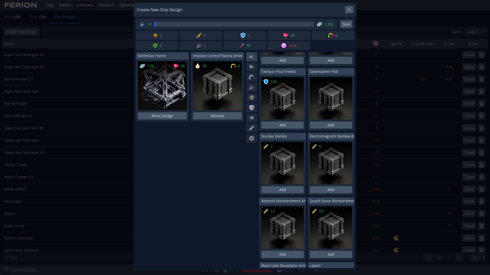 Ship Design Screenshot